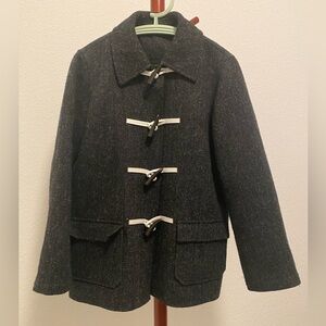 Harries Tweed Handmade Duffle Coat Wool